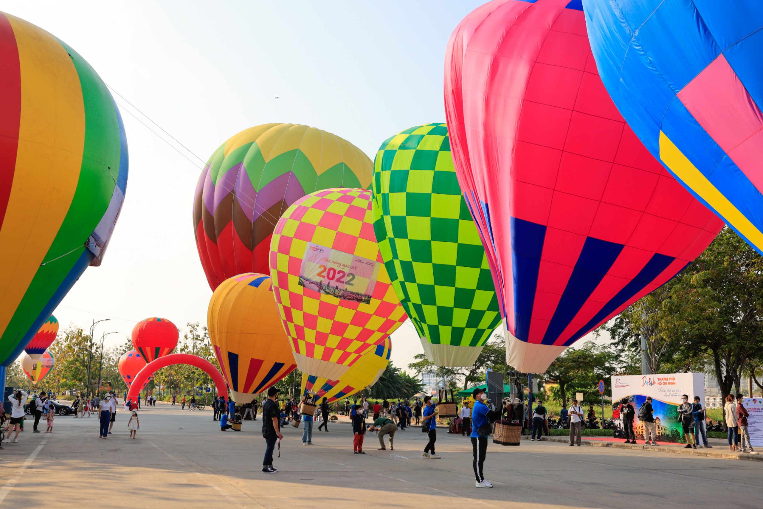 Khai mạc “Ngày hội Khinh khí cầu, du thuyền và các hoạt động thể thao dưới nước” tại TP Hồ Chí Minh. (Nguồn ảnh: 1thegioi.vn)